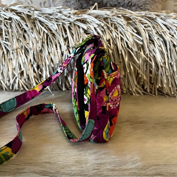 Vera Bradley Va-Va Bloom Little Hipster Crossbody Bag - Picture 8 of 14